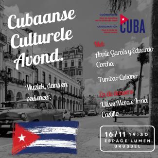 Cubaanse Culturele avond